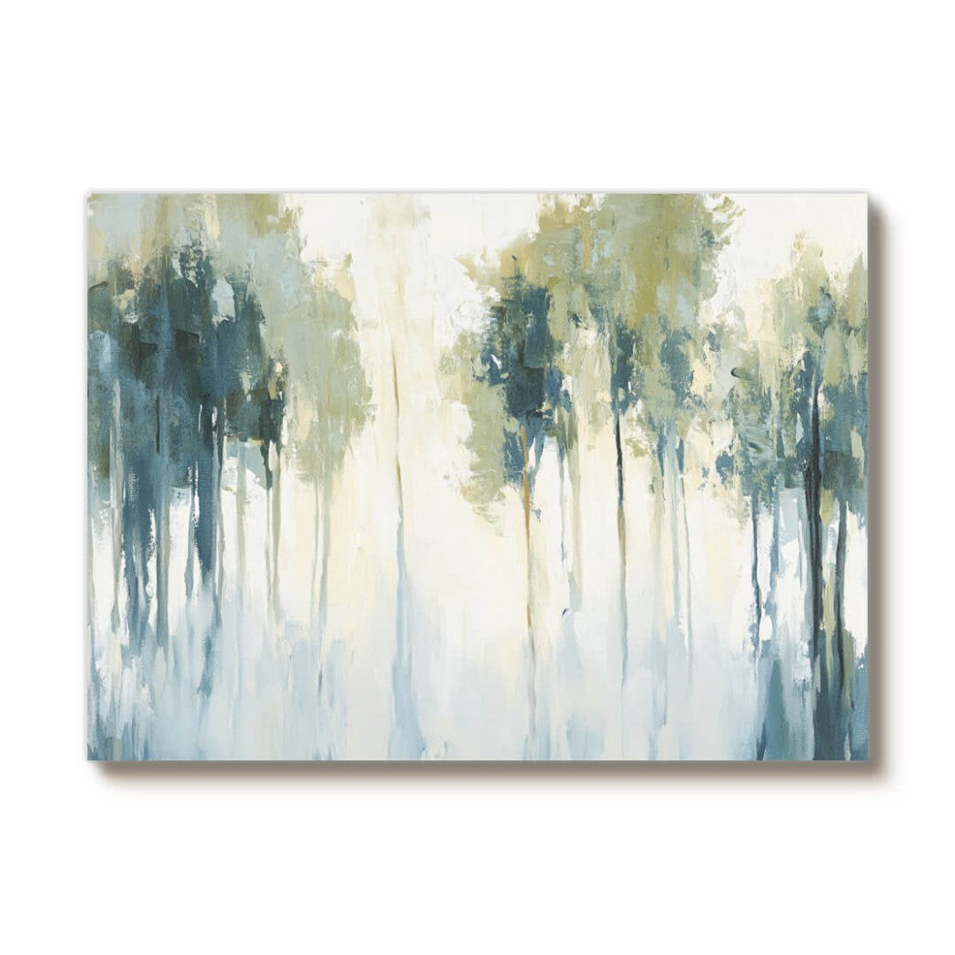 Chiffon Reflection – Abstract Hand-Painted Oil Painting