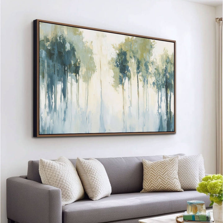 Chiffon Reflection – Abstract Hand-Painted Oil Painting
