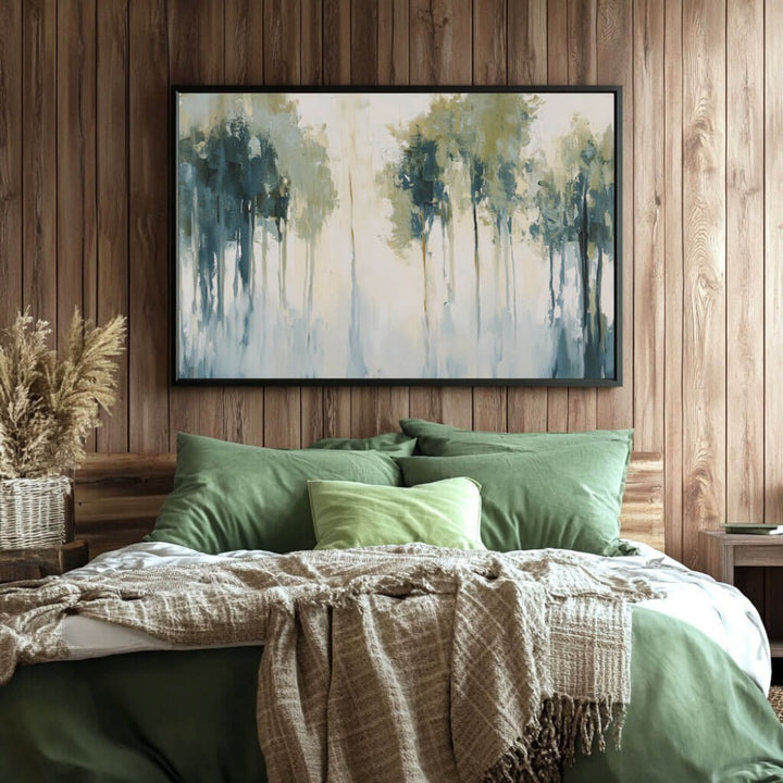 Chiffon Reflection – Abstract Hand-Painted Oil Painting