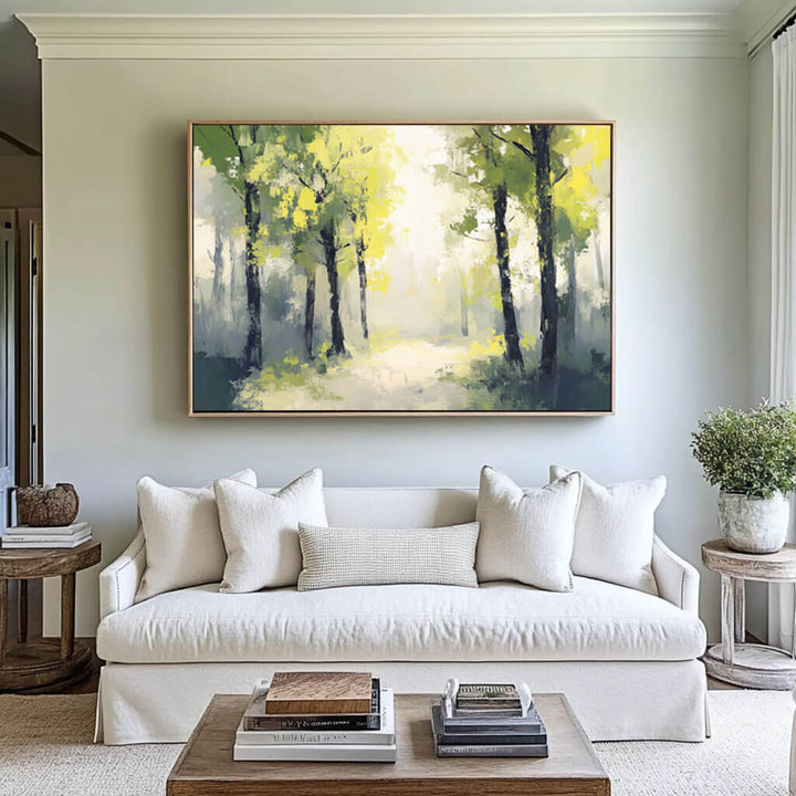 Luminosity Path – Forest Hand-Painted Oil Painting