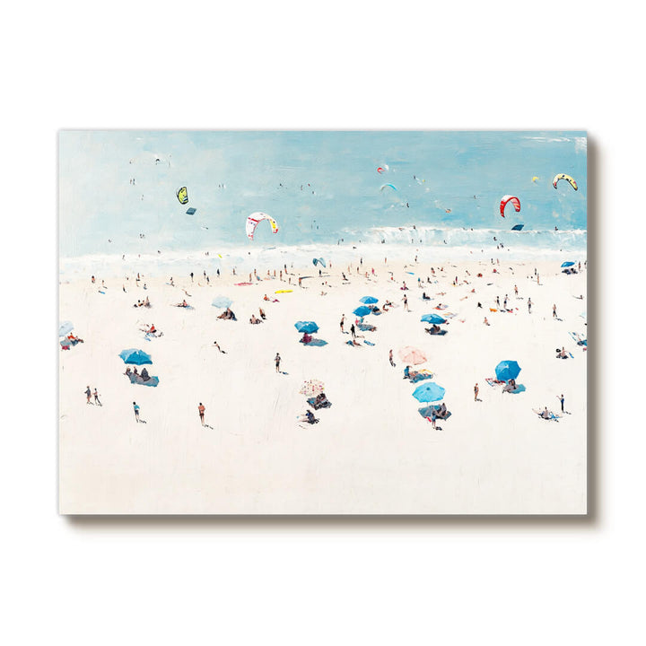 Kiteborne Joy – Coastal Hand-Painted Oil Painting