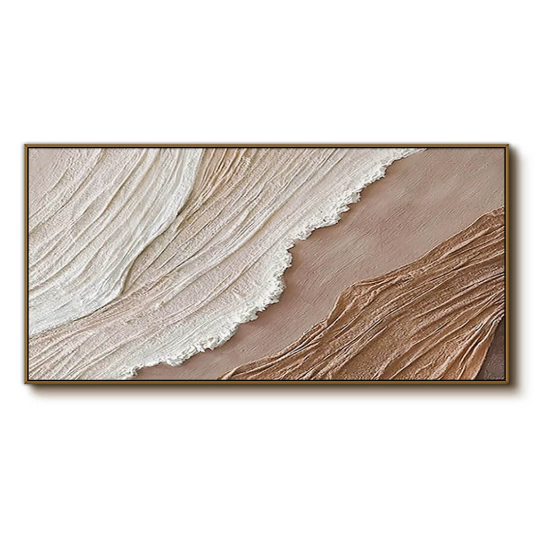 Dune Crest – Textured Coastal Hand-Painted Oil Painting