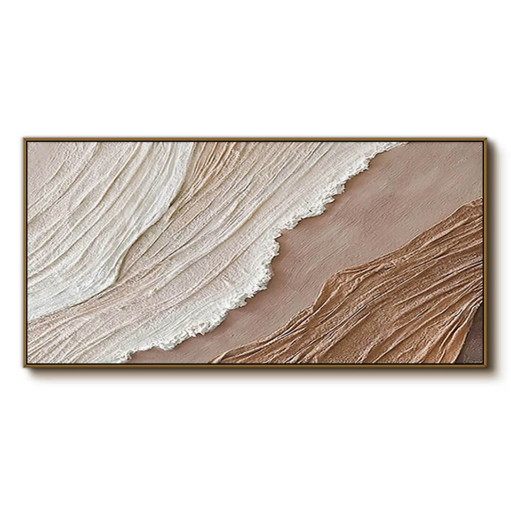 Dune Crest – Textured Coastal Hand-Painted Oil Painting