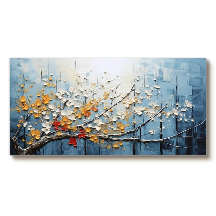 Palette Bloom – Textured Floral Hand-Painted Oil Painting