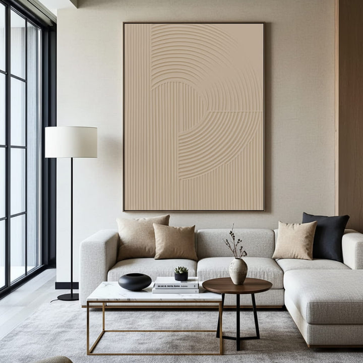 Zenith Echoes – Textured Hand-Painted Oil Painting