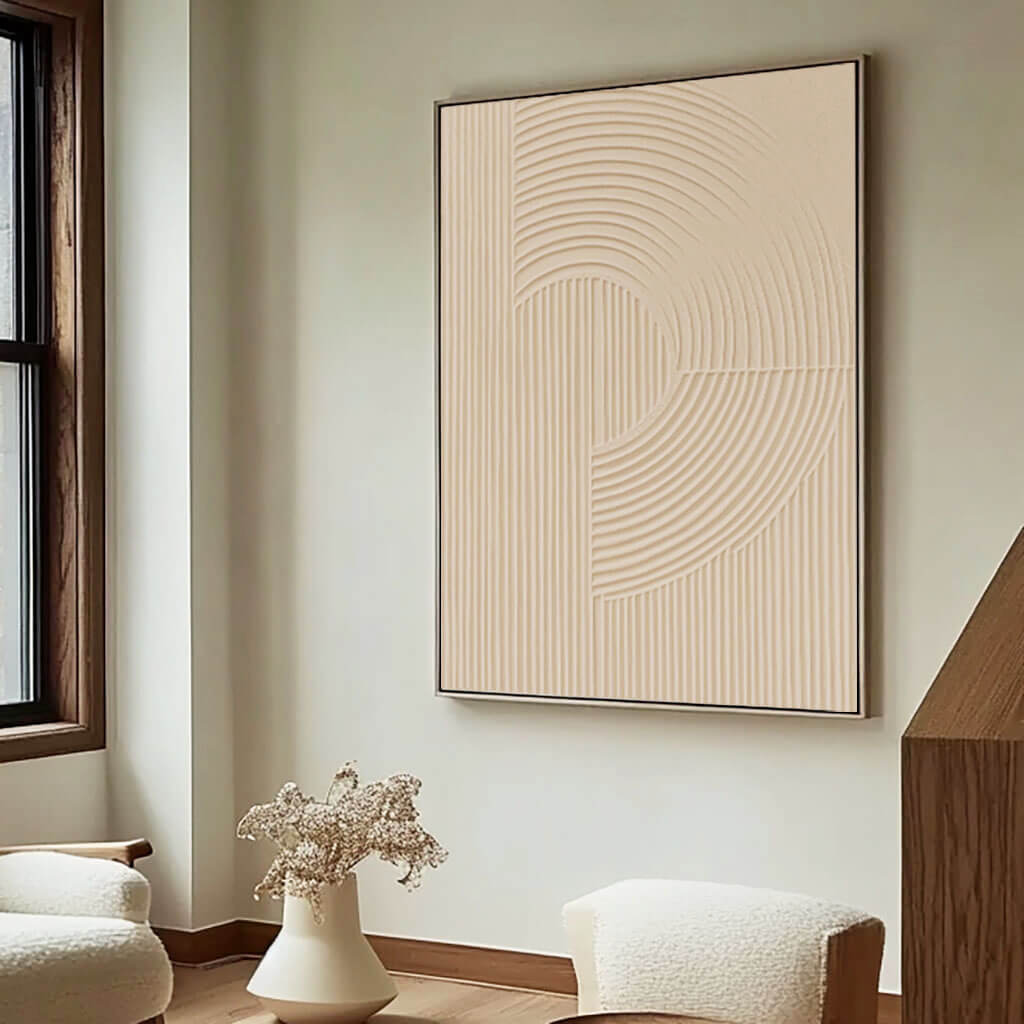 Zenith Echoes – Textured Hand-Painted Oil Painting