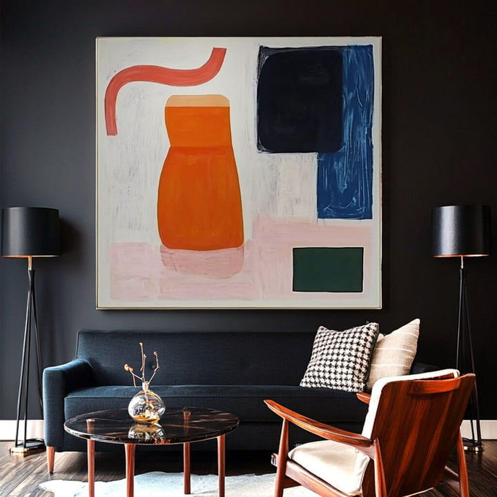 Vibrance Tableau – Abstract Hand-Painted Oil Painting